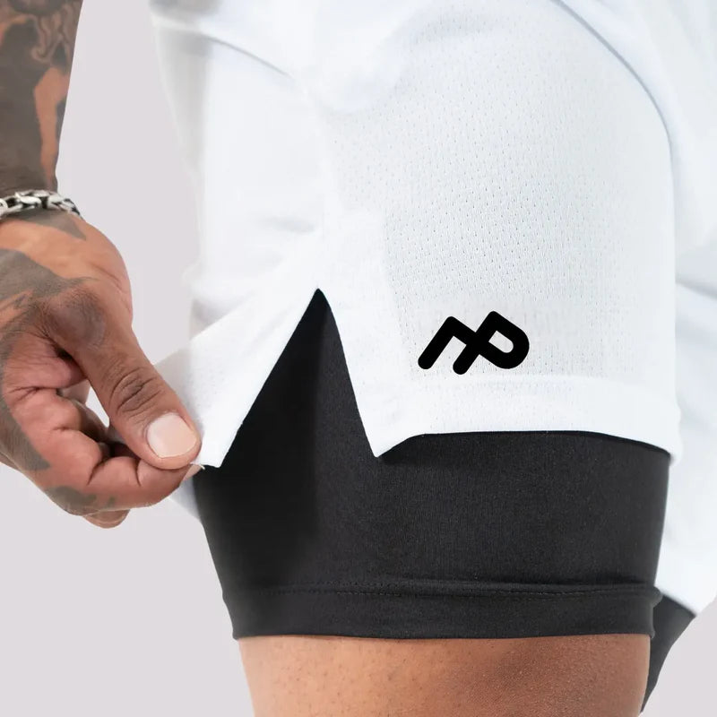 Shorts dryfit de compressão  Branco