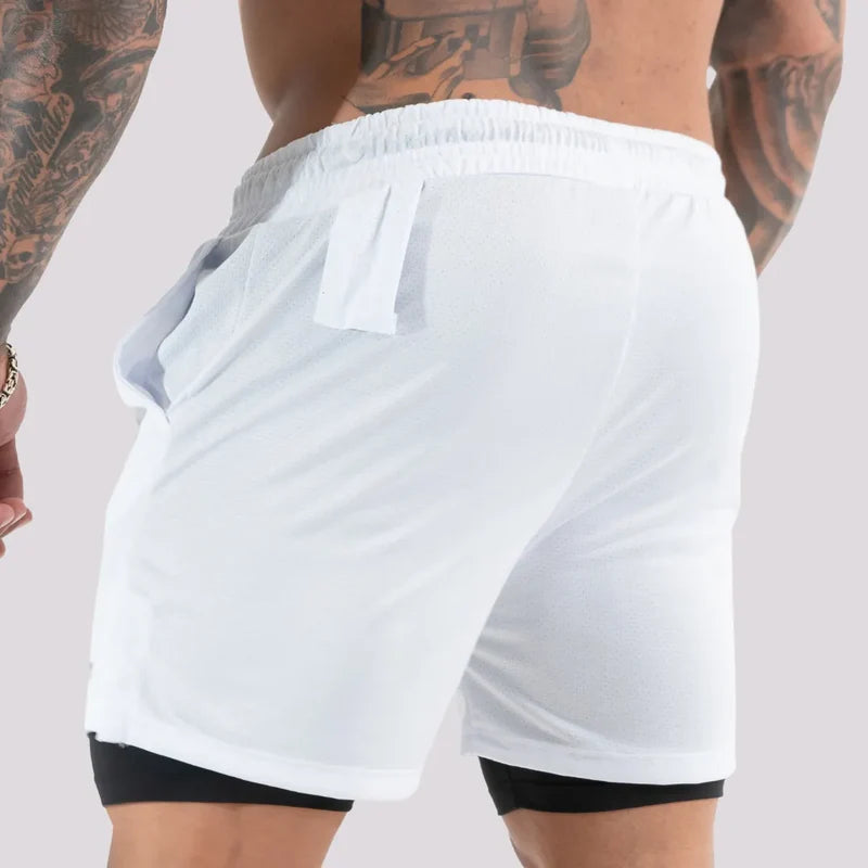 Shorts dryfit de compressão  Branco