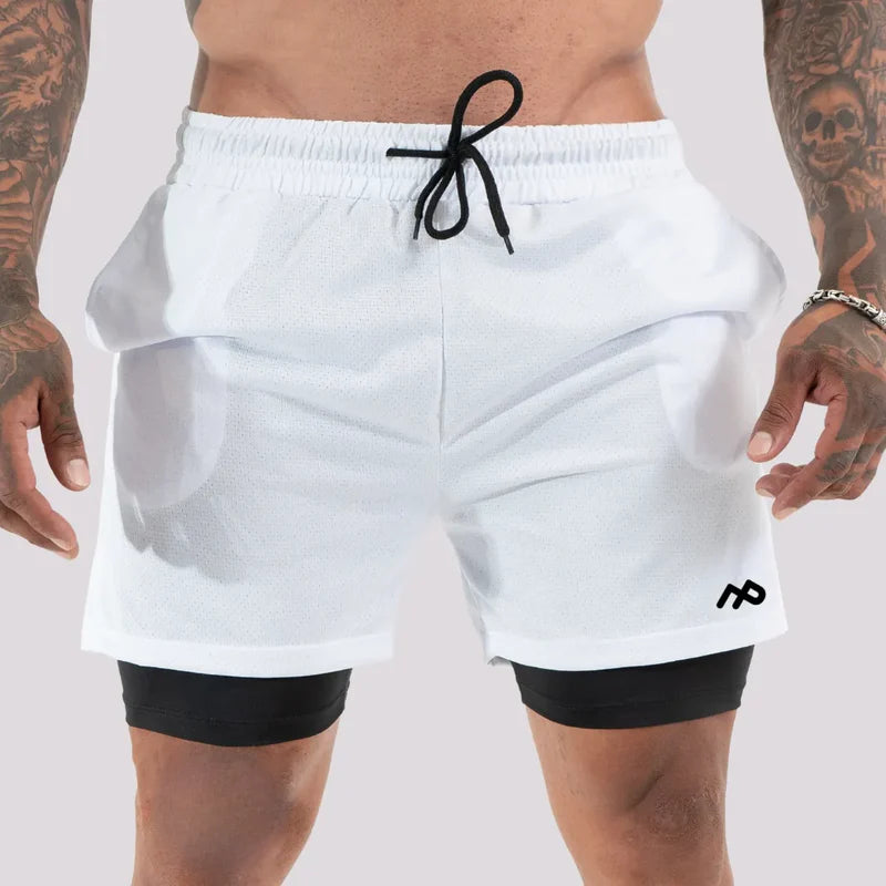 Shorts dryfit de compressão  Branco