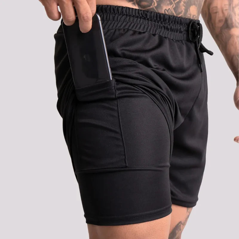 Shorts dryfit de compressão  Preto
