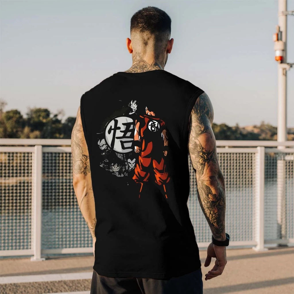 Camiseta Regata Oversized Anime