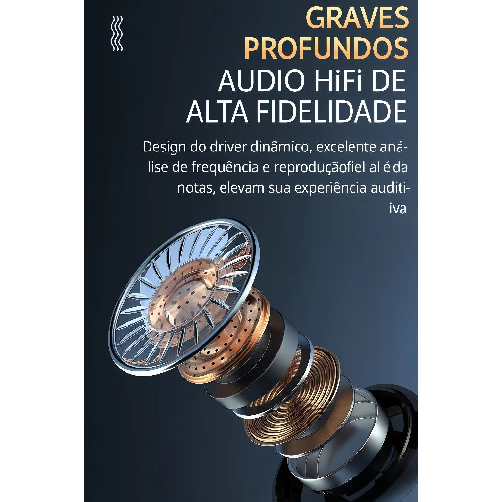 Fone M10 De Ouvido bluetooth Carregador Power Bank