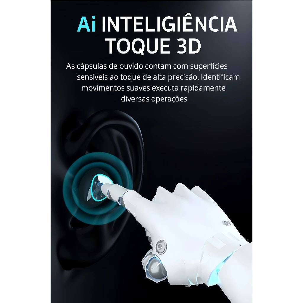 Fone M10 De Ouvido bluetooth Carregador Power Bank