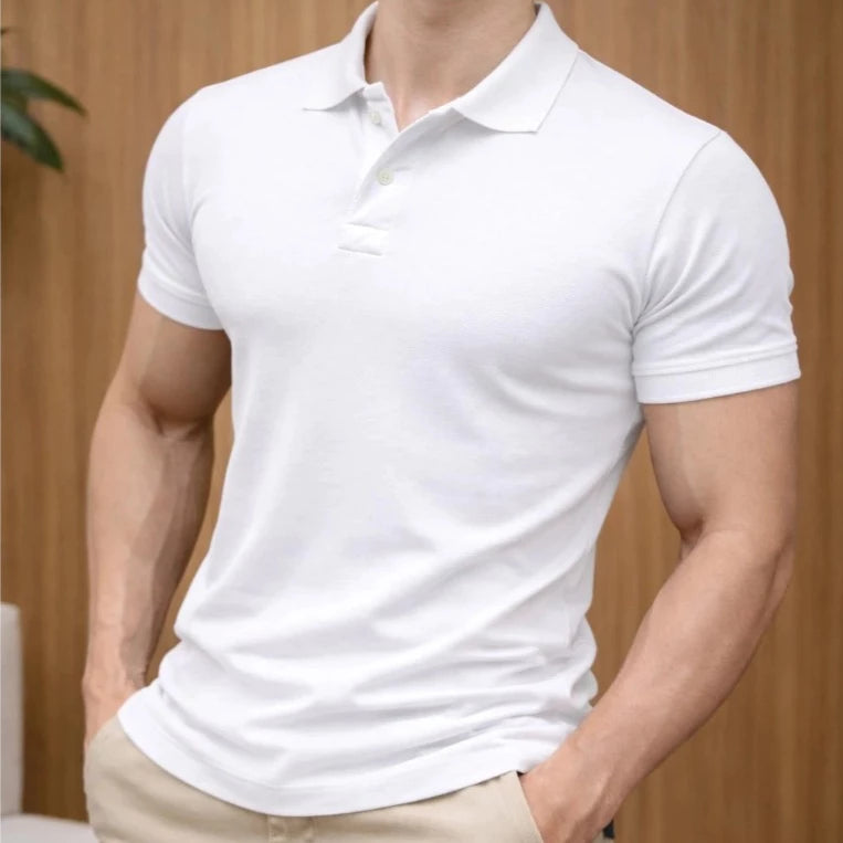Camisa Polo Básica Slim