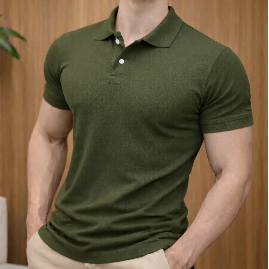 Camisa Polo Básica Slim