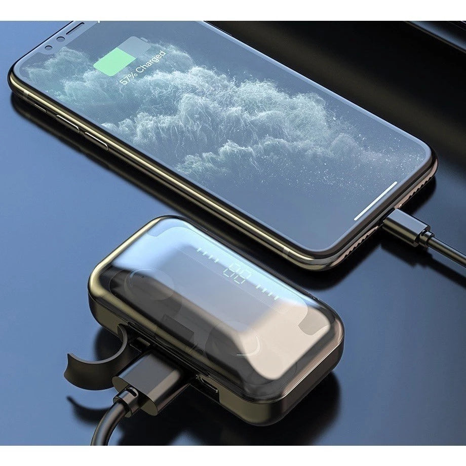 Fone M10 De Ouvido bluetooth Carregador Power Bank