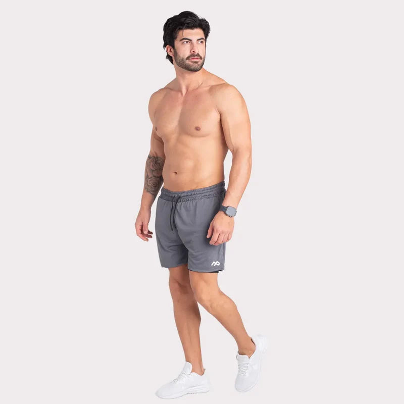 Shorts dryfit de compressão Cinza
