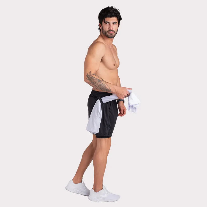 Shorts dryfit de compressão  Preto